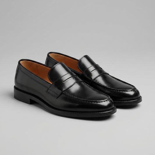 Patryk | Loafersy z elastyczną wstawką