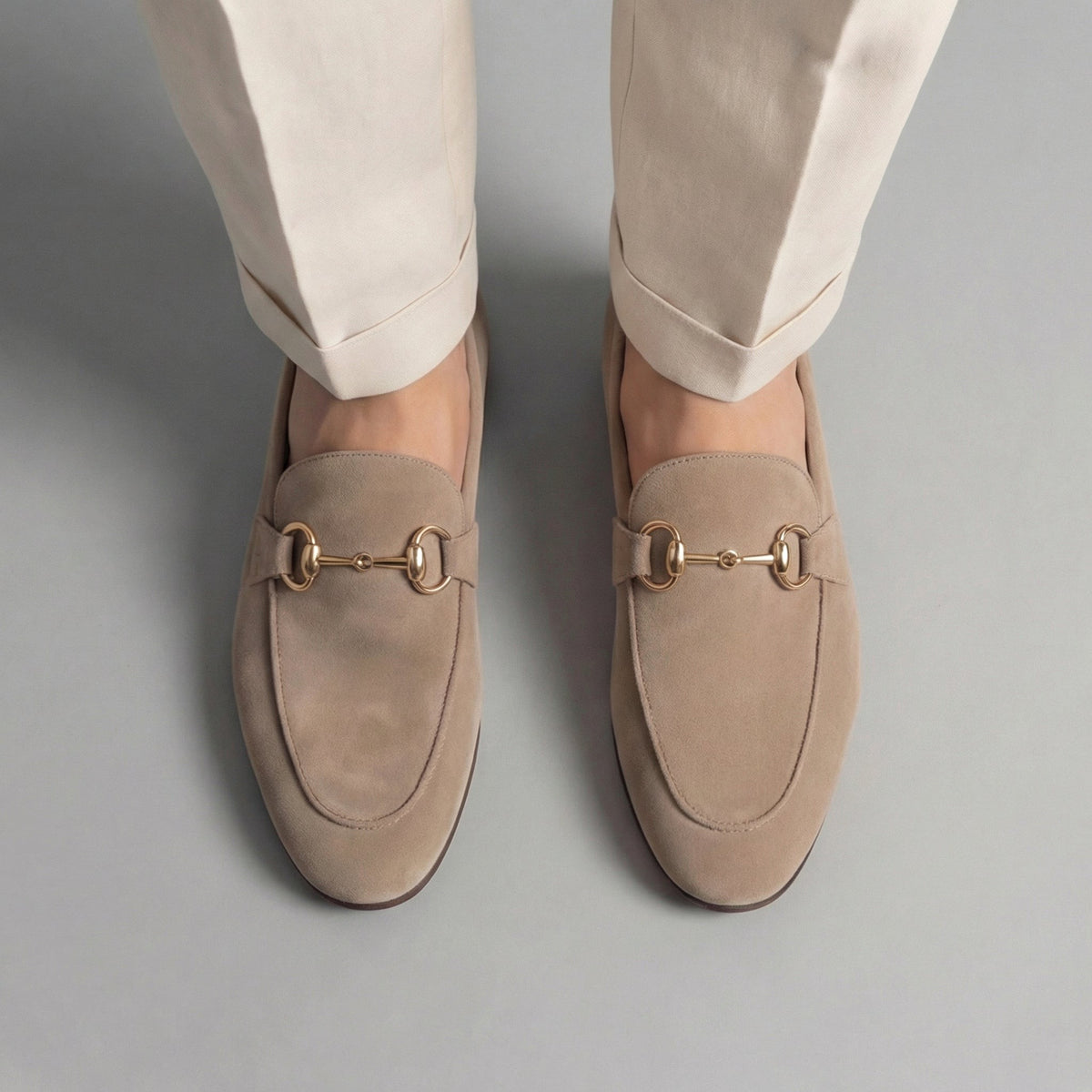 Paweł | Loafersy z klamrą horsebit