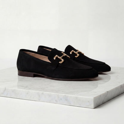 Paweł | Loafersy z klamrą horsebit