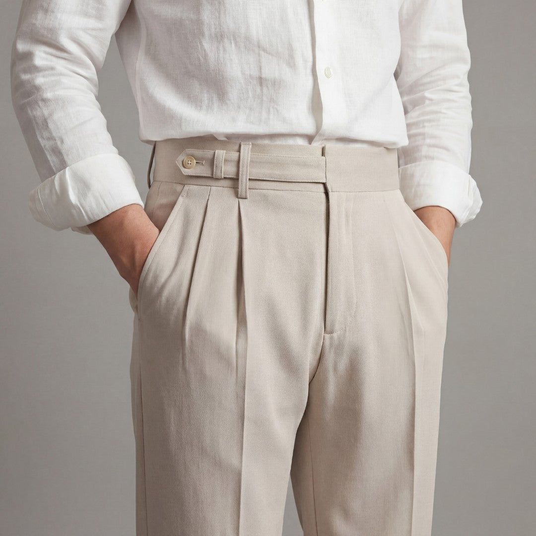 Paweł | Broek met één scherpe plooi