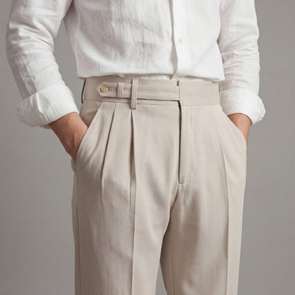 Paweł | Broek met één scherpe plooi