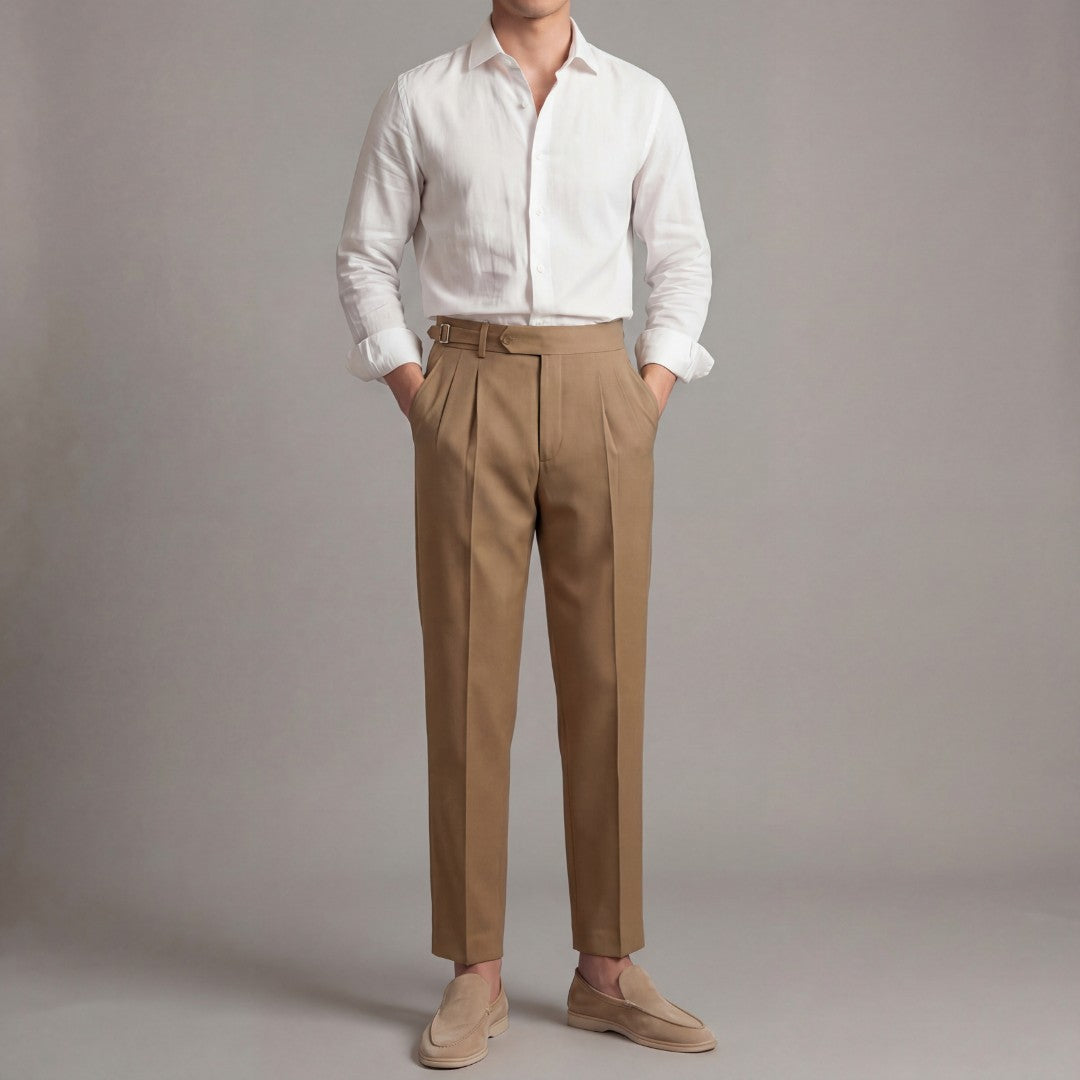 Paweł | Broek met één scherpe plooi
