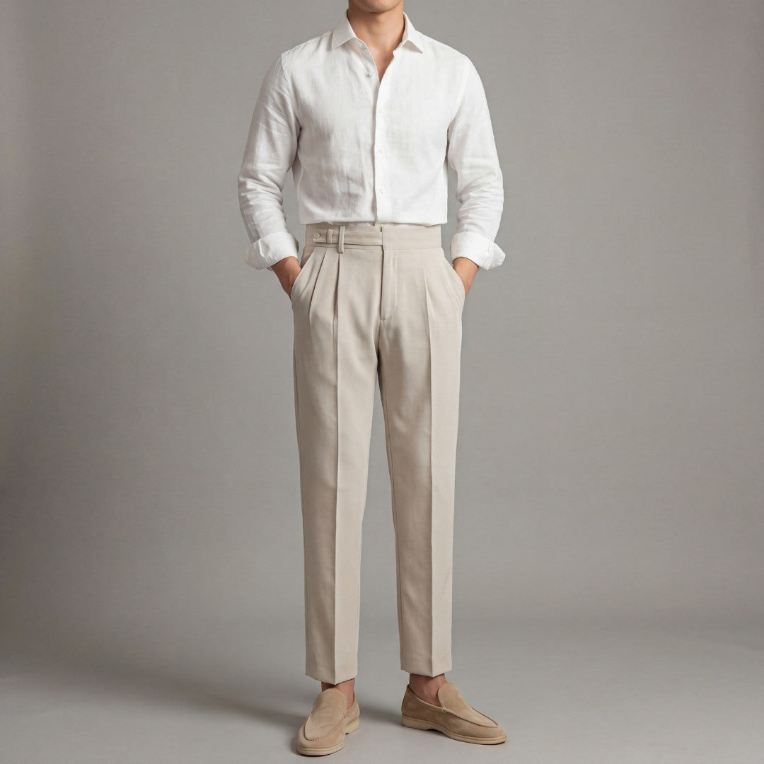 Paweł | Broek met één scherpe plooi