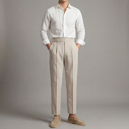 Paweł | Broek met één scherpe plooi