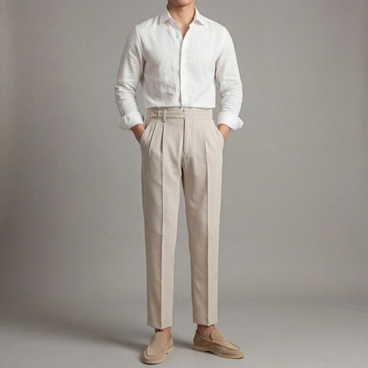 Paweł | Broek met één scherpe plooi