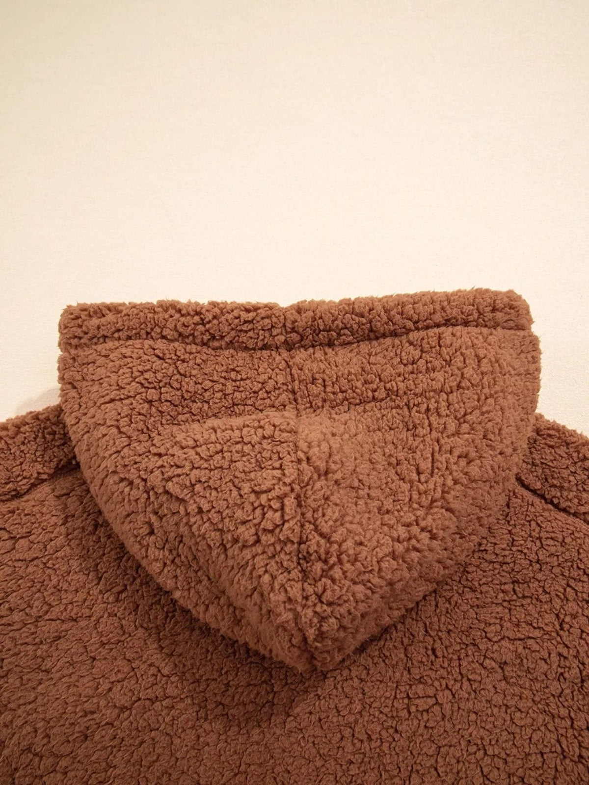 Ruta | Oversizowa kurtka z pluszowego teddy