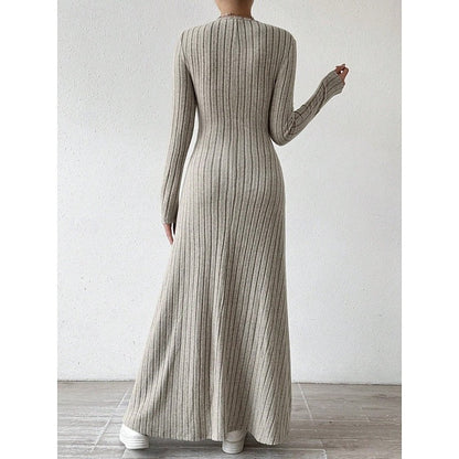 Sonia | Maxi-jurk met ribstructuur