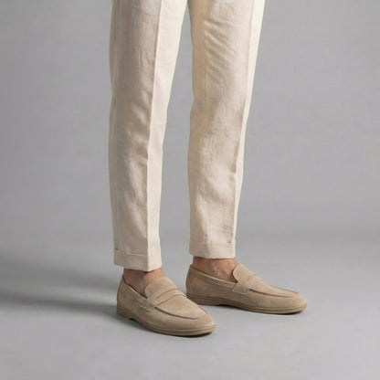Tomek | Mokasyny z zamszu penny loafers