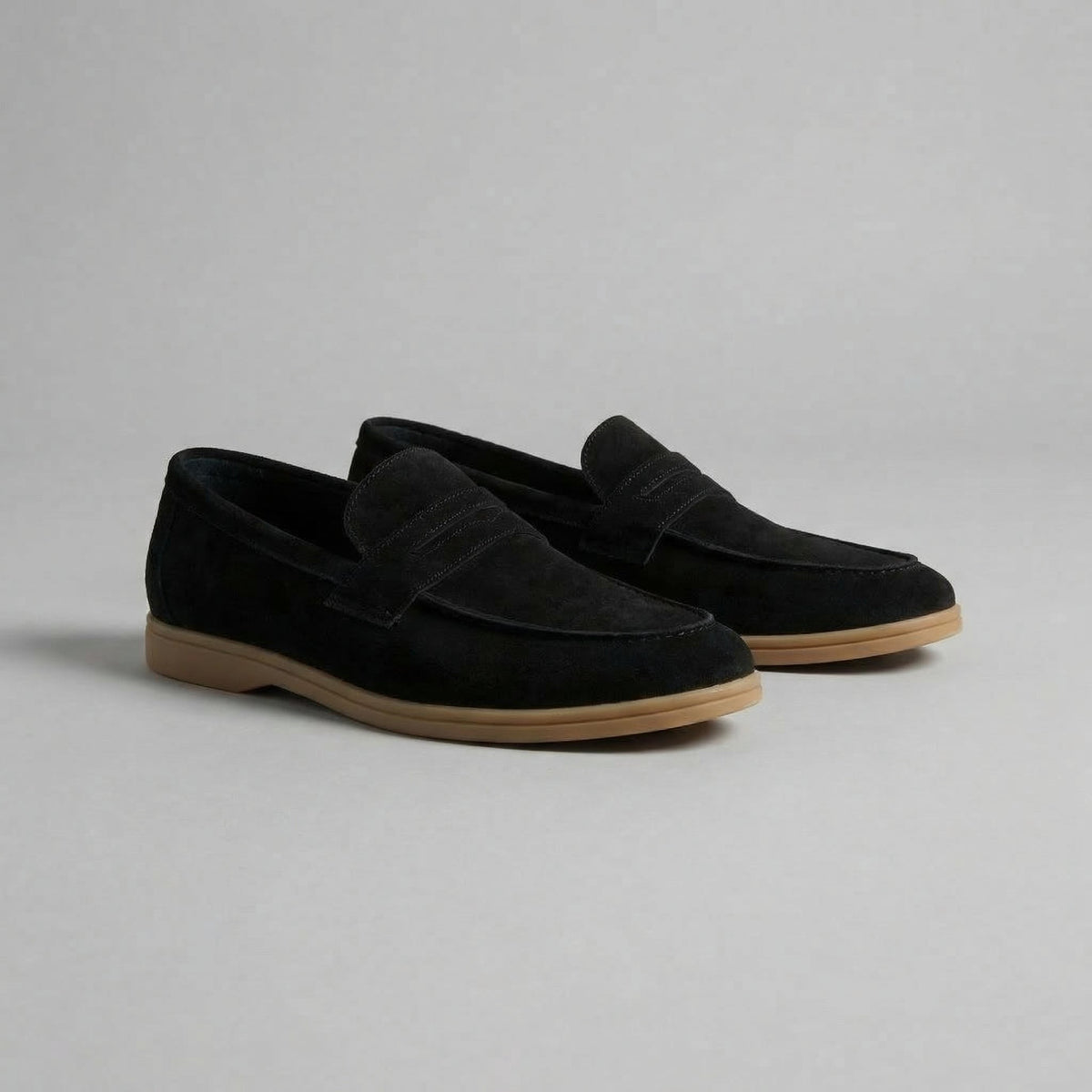 Tomek | Mokasyny z zamszu penny loafers
