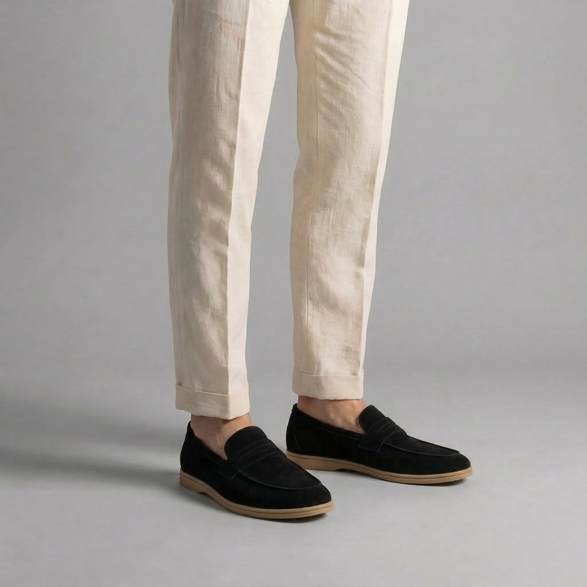 Tomek | Mokasyny z zamszu penny loafers