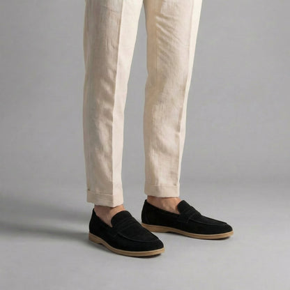 Tomek | Mokasyny z zamszu penny loafers