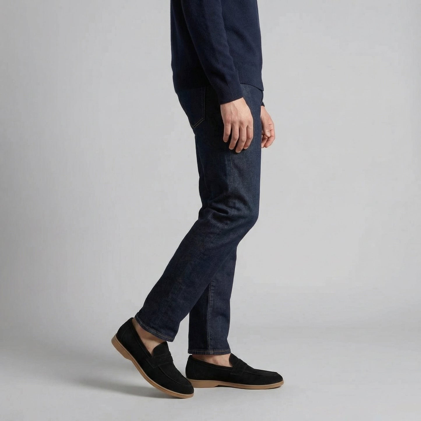 Tomek | Mokasyny z zamszu penny loafers