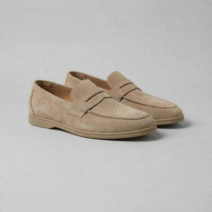 Tomek | Mokasyny z zamszu penny loafers