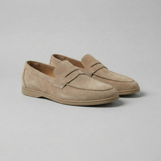 Tomek | Mokasyny z zamszu penny loafers