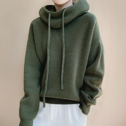 Urszula | Oversizowy sweter z kapturem