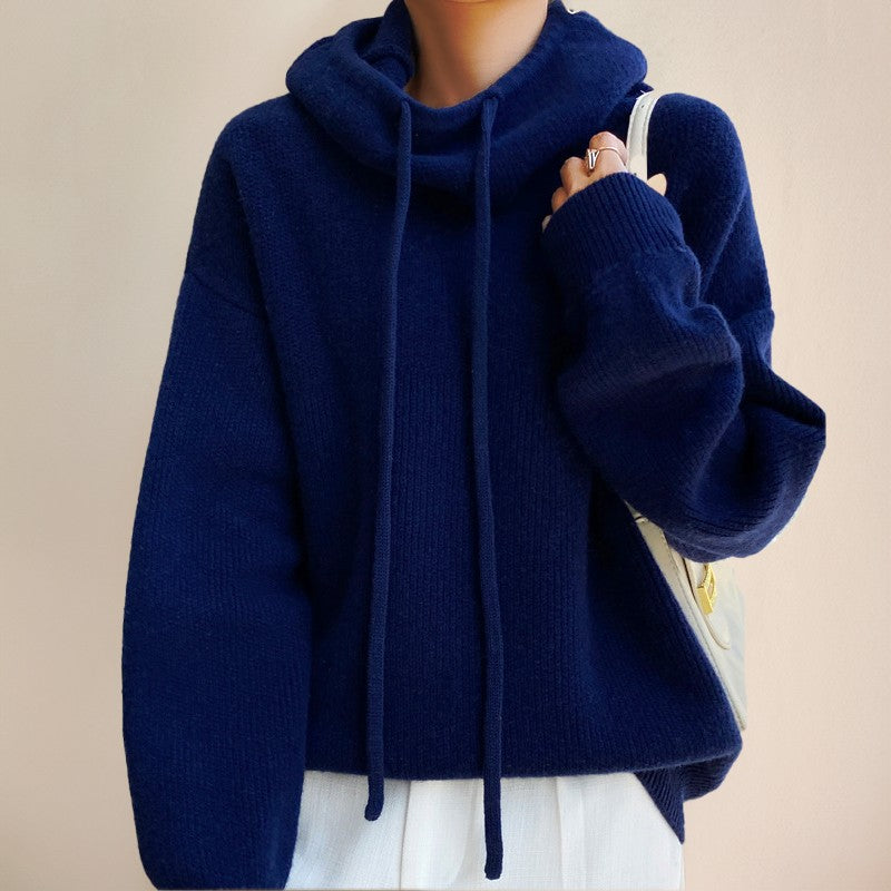 Urszula | Oversizowy sweter z kapturem