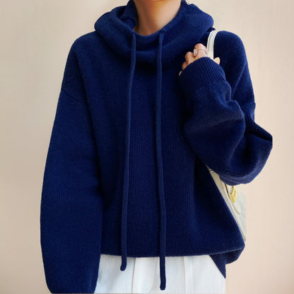 Urszula | Oversizowy sweter z kapturem