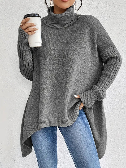 Vera | Oversizowy sweter z golfem