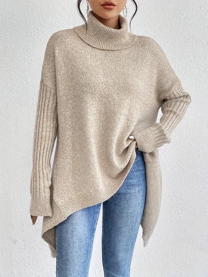 Vera | Oversizowy sweter z golfem