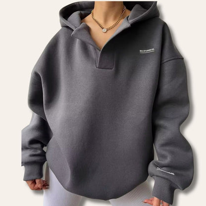 Wiktoria | Bluza z rozpiętym dekoltem V