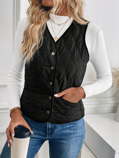 Wiktoria | Omkeerbaar gewatteerd bodywarmer