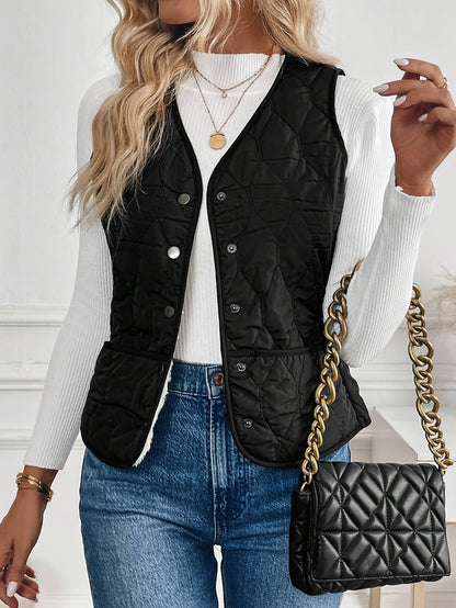 Wiktoria | Omkeerbaar gewatteerd bodywarmer