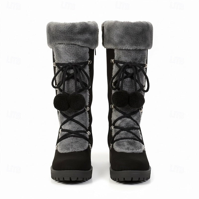 Zosia | Zimowe buty ze sznurowaniem
