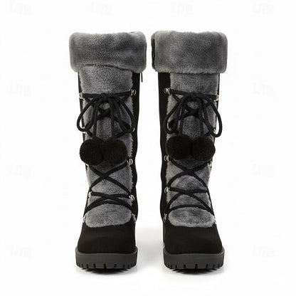 Zosia | Zimowe buty ze sznurowaniem
