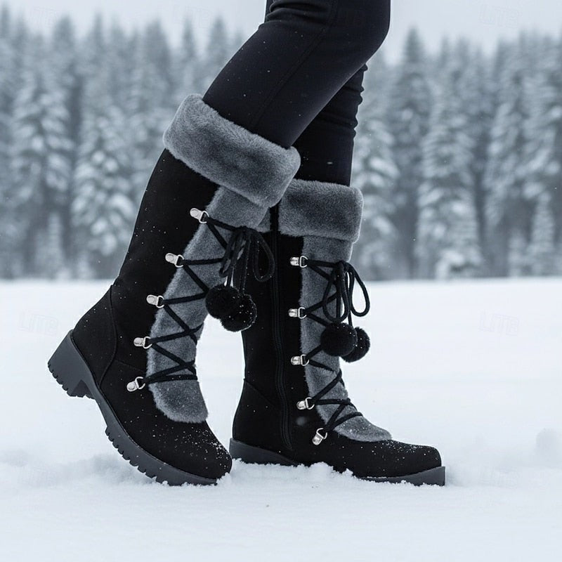 Zosia | Zimowe buty ze sznurowaniem
