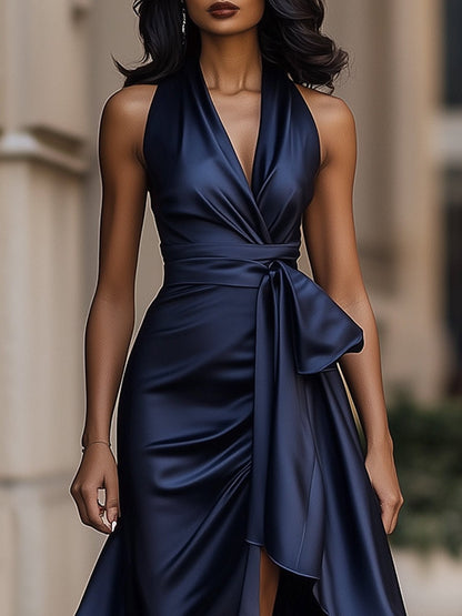 Zuzanna | Asymmetrische maxi-wikkeljurk