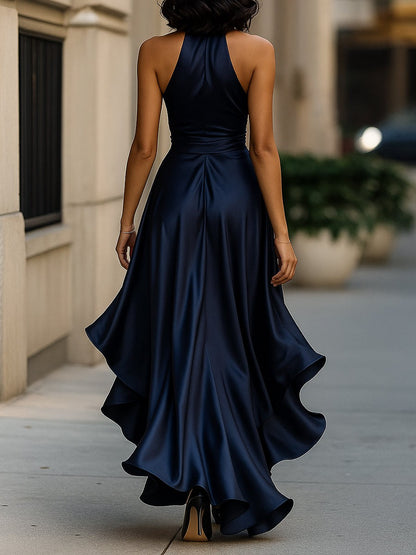 Zuzanna | Asymmetrische maxi-wikkeljurk